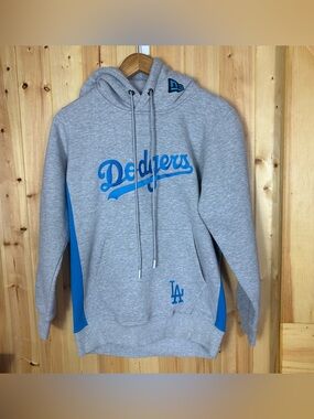Nike LA Dodgers Hoodie Kangaroo Embroidered Lined Thick Warm Heavy MLB
